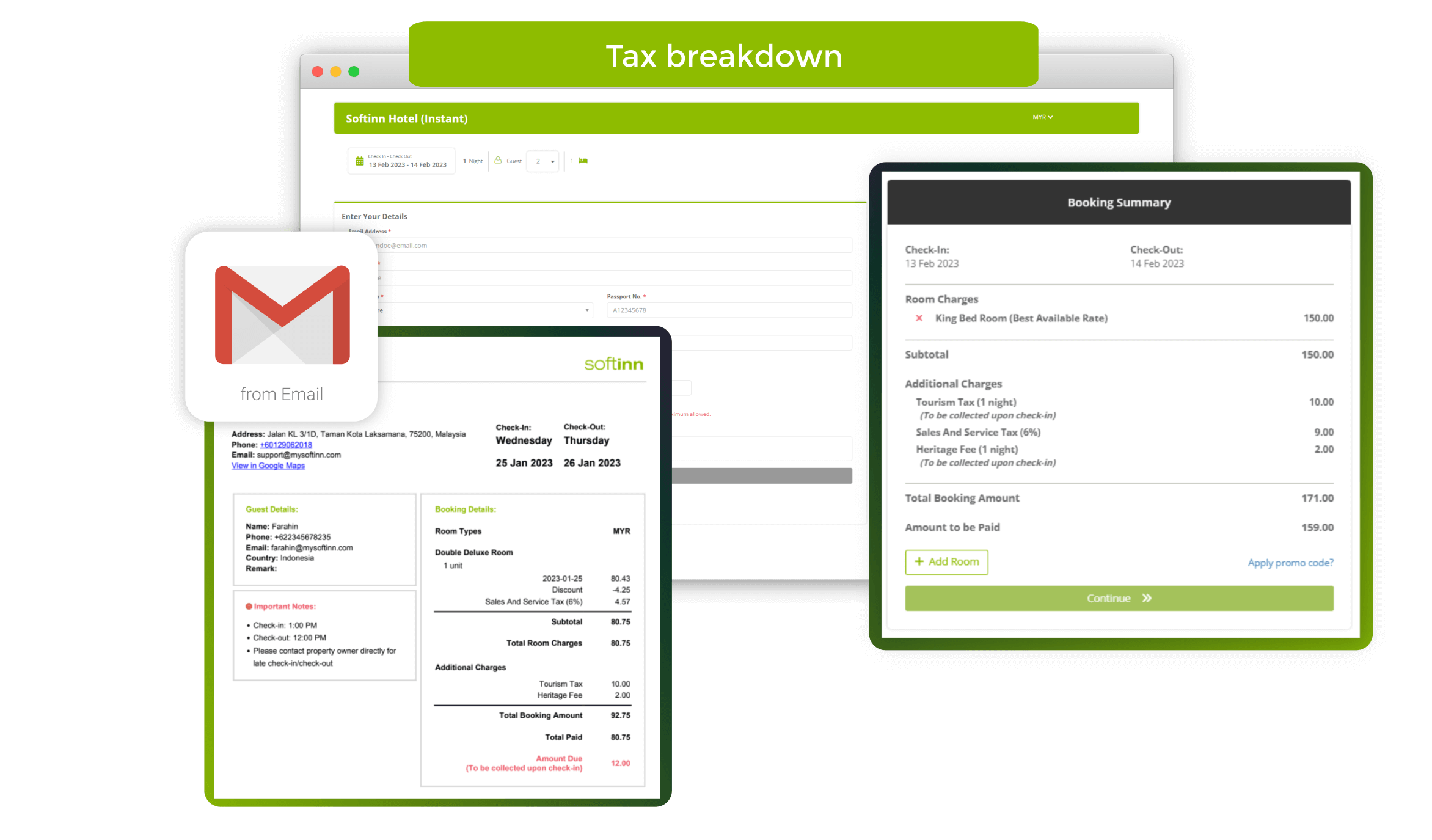 Tax breakdown