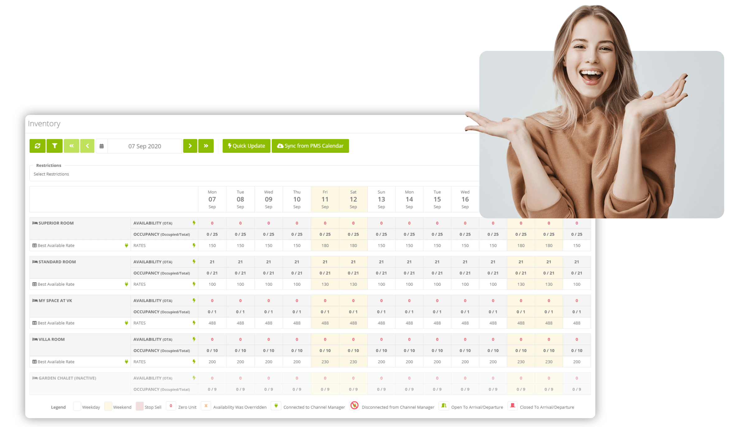 Sync reservations omit manual work