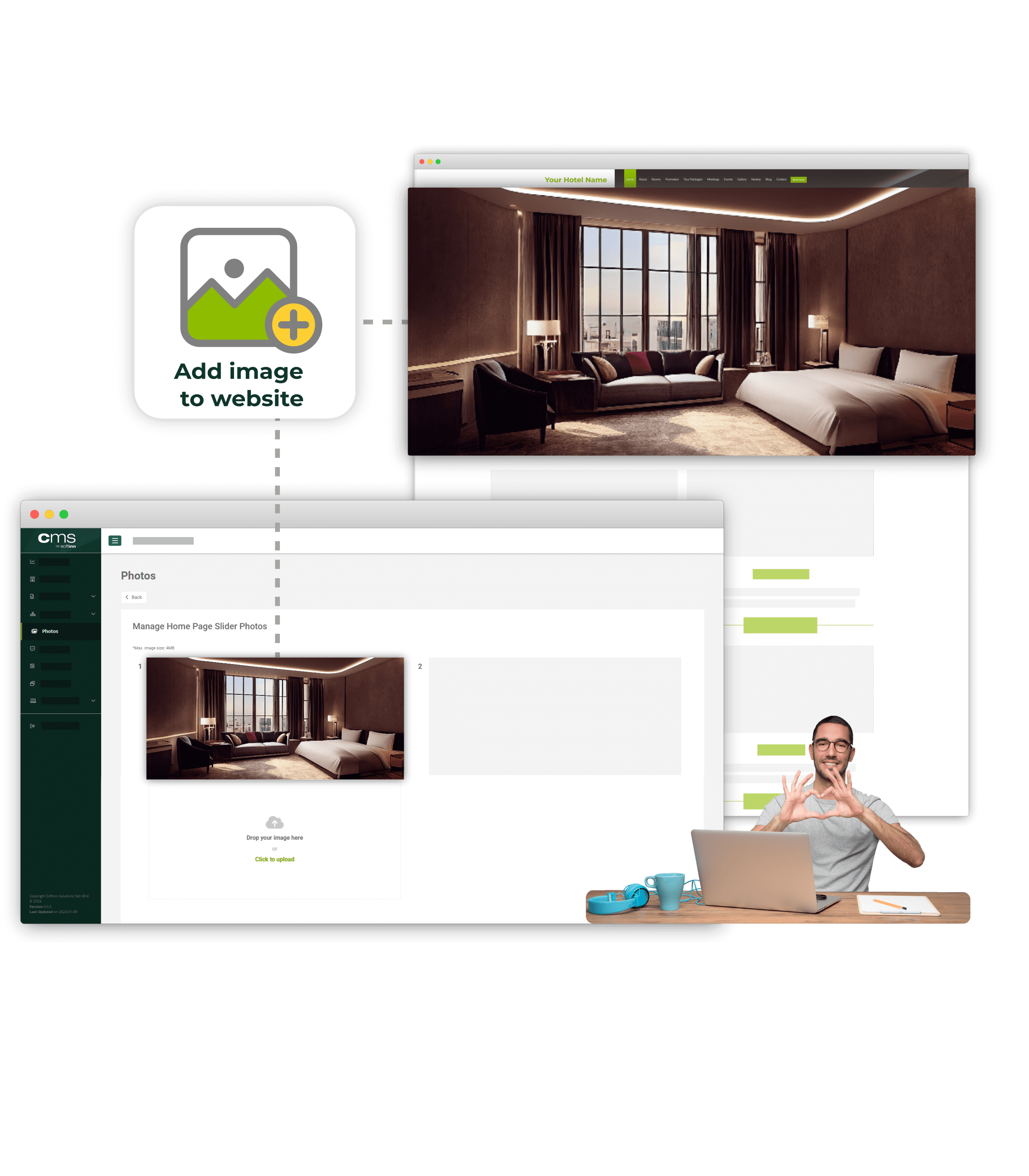 hotel website content management system