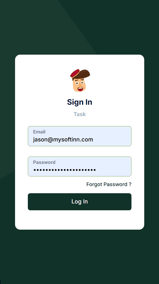 Task Housekeeping Centre on a mobile phone