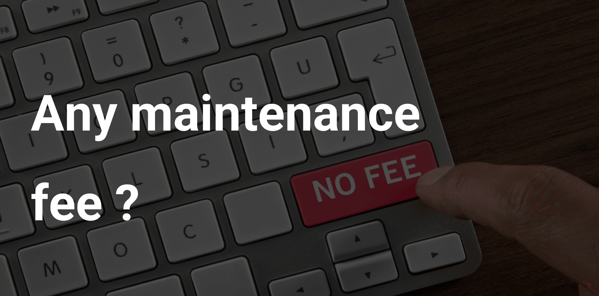 Any maintenance fee?